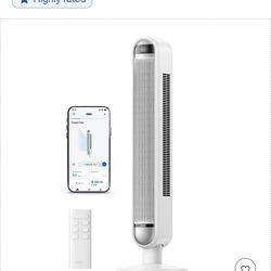 Dreo 42" Cruiser Pro T1 Oscillating Bladeless Remote Tower Fan White