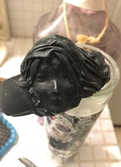 Leather Face bracelet