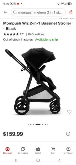 Mompush Wiz 2-in-1 Bassinet Stroller