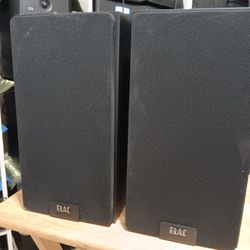ELAC UNI-FI MODEL BS-U5 SLIM  PASSIVE  3-WAY SPEAKERS....PAIR....  USED IN PERFECT CONDITION.  CASI NUEVOS. BY ANDREW JONES