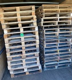 Wooden pallets