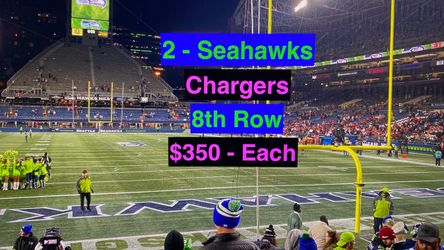 Seahawks Chargers Tickets