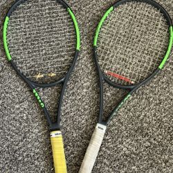 Wilson Blade Team 99 Tennis Racket/Racquet  (2)