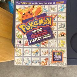 Pokémon 1998 Players Guide With All Stickers Included