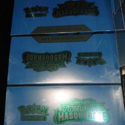2 Twilight Masquerade Elite Trainer Boxes Pokemon Tcg New Sealed
