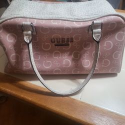 Leather Guess Travel Bag