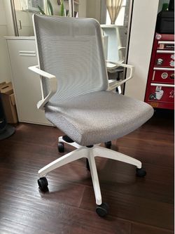 White & Grey Office Chair