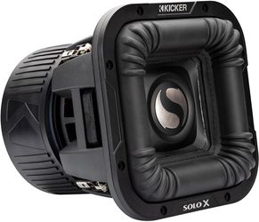  KICKER 49L7X82 8" SoloX L7X Dual 2-Ohm Subwoofer