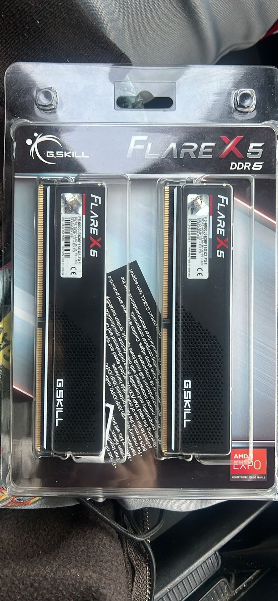DDR5 16gb x 2 RAM