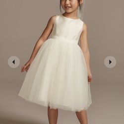 David’s Bridal Flower Girl Dress Size 7