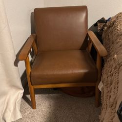 Beautiful Faux Leather Chair Like New 