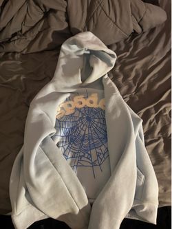 Light Blue Spider Hoodie (M)