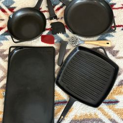 Lodge Rust Resistant Heat Treated Cast Iron Pans 