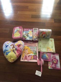 Assorted Disney Princess items