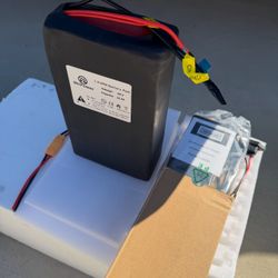 48V Ebike Battery Lithium LiFePO4 16Ah Batteries for Electric Bike Scooter Motor