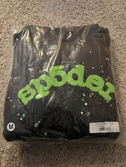 Sp5der Wait Web Hoodie (Slate Grey)