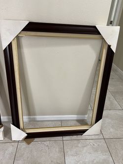 2 Brown Picture Frames