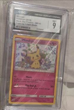 Mimikyu SM163 CGC 9 Mint Pokémon Card