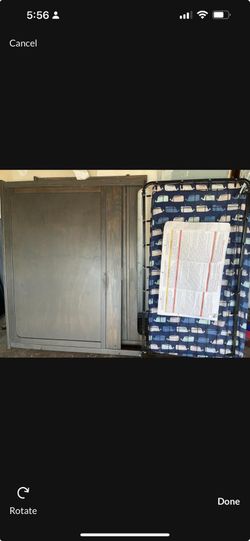 Gray Crib And Mattress
