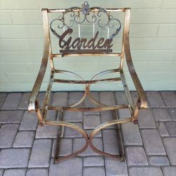 Rustic Metal Chair 
