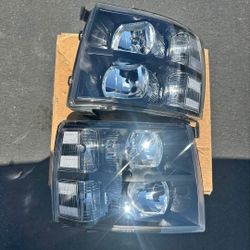 07-13 Chevy Silverado 1500 & HD Models Headlights Faros Calaveras Micas Luces