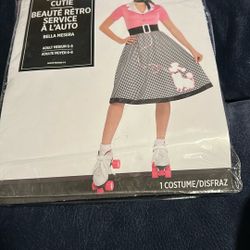 Adult Woman Car Hop Cutie Custome