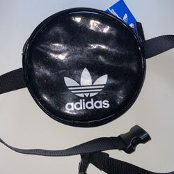 Adidas Waistbag, Black Patent with Glitter