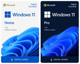 Microsoft Windows 11 Home & Pro Digital License