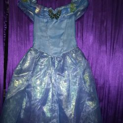 Cinderella play dress costume 4-6x