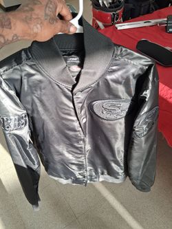 San Francisco 49ers Satin Snap-Up Jacket