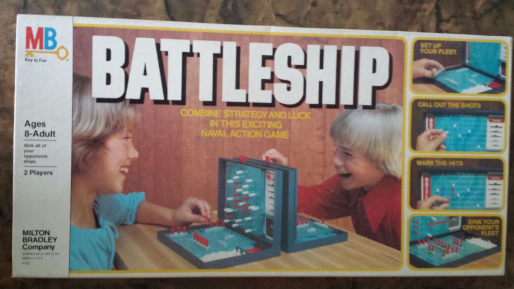 Battleship board game by Milton Bradley