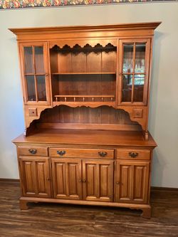 Solid Wood China Cabinet Hutch Buffet
