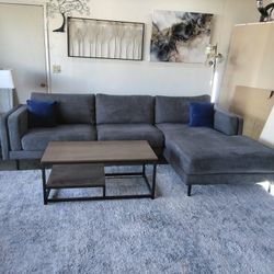 Gray Sectional Couch Free Delivery 🚚