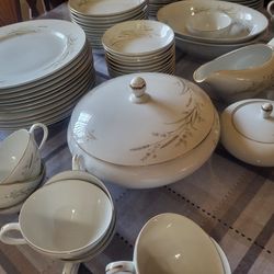 Antique Dishes Set ( Fina China Set ) ( USED )