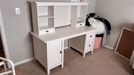 IKEA DESK and HUTCH hemnes