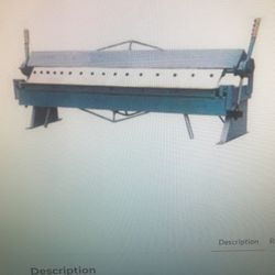 48″ PAN & BOX BRAKE, BENDING BRAKE, FINGER BRAKE BENDER