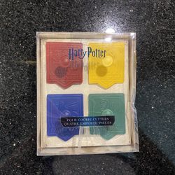 HARRY POTTER Cookie Cutters Houses Gryffindor, Hufflepuff, Slytherin & Ravenclaw  By Williams Sonoma