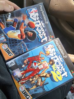 Playstation 2 NBA street Vol,2 and Nba street complete mint condition