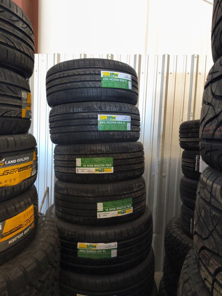 235/40/18 TBB Tires Installed And Balanced/ Instaladas Y Balanceadas