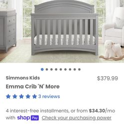 **Brand New **  Delta Simmons 4 In 1 Crib 