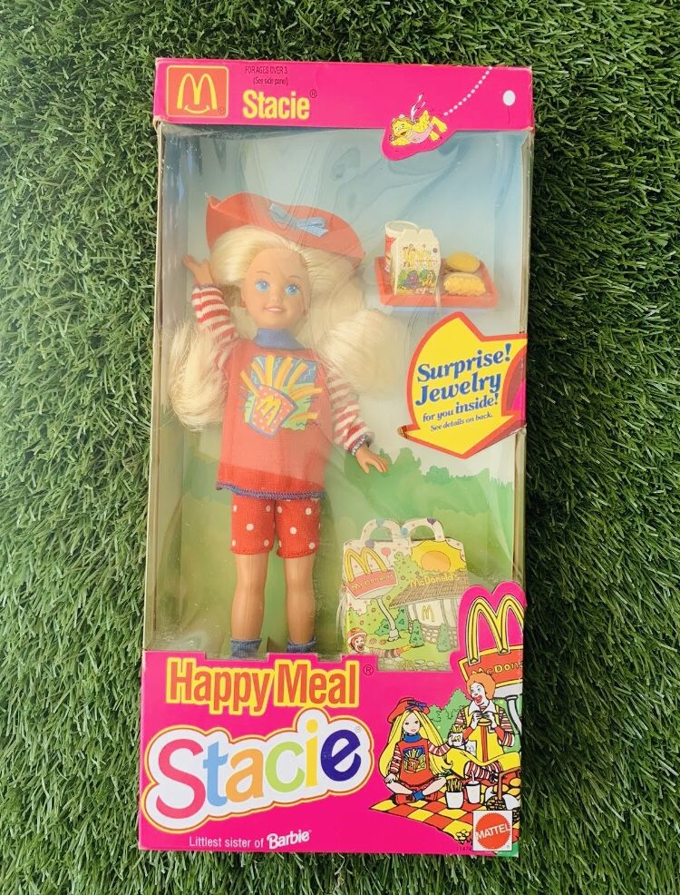 Vintage Barbie 1993 Mcdonalds Happy Meal Stacie. In its original box.