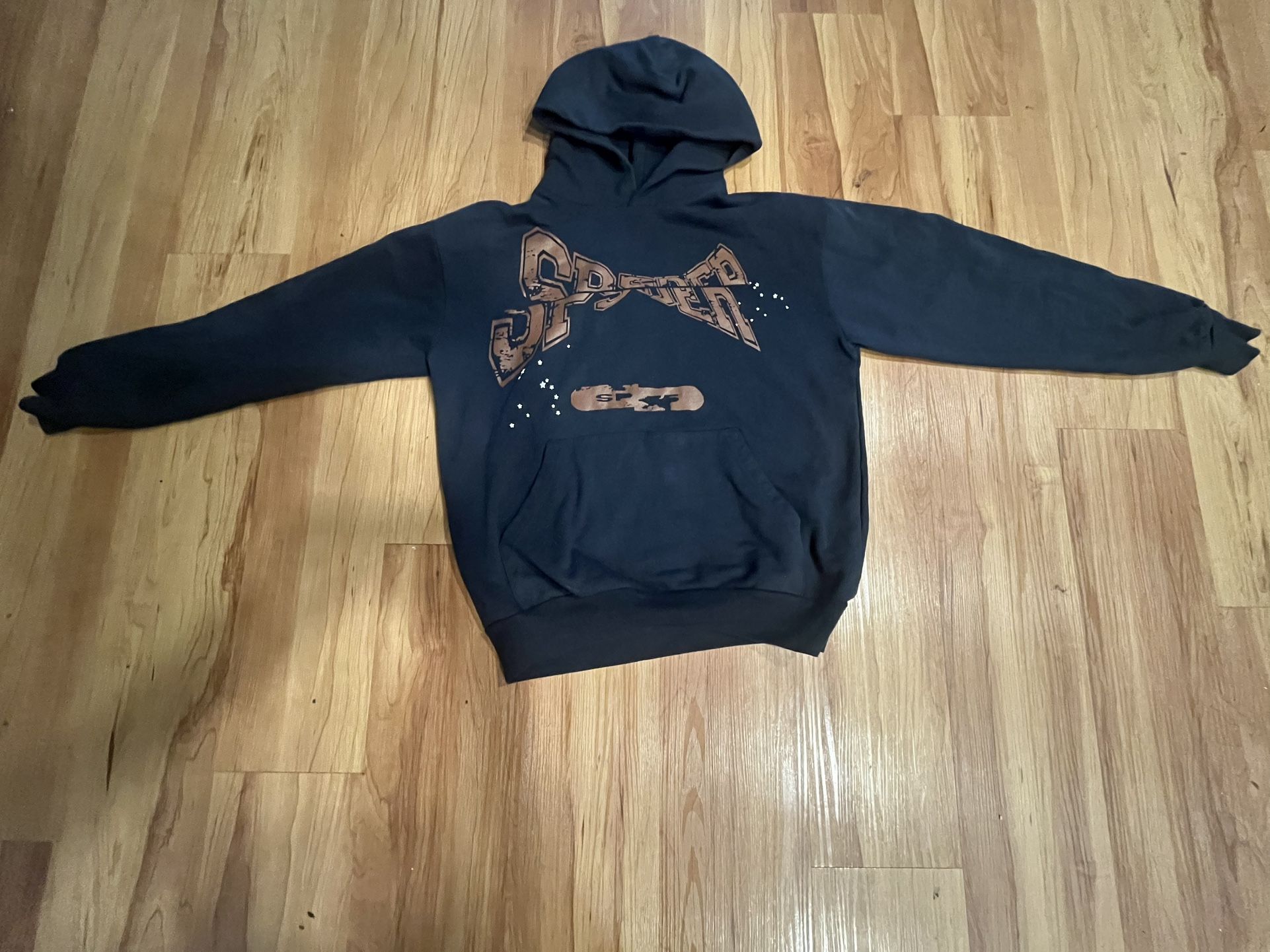 Sp5der Hoodie Navy