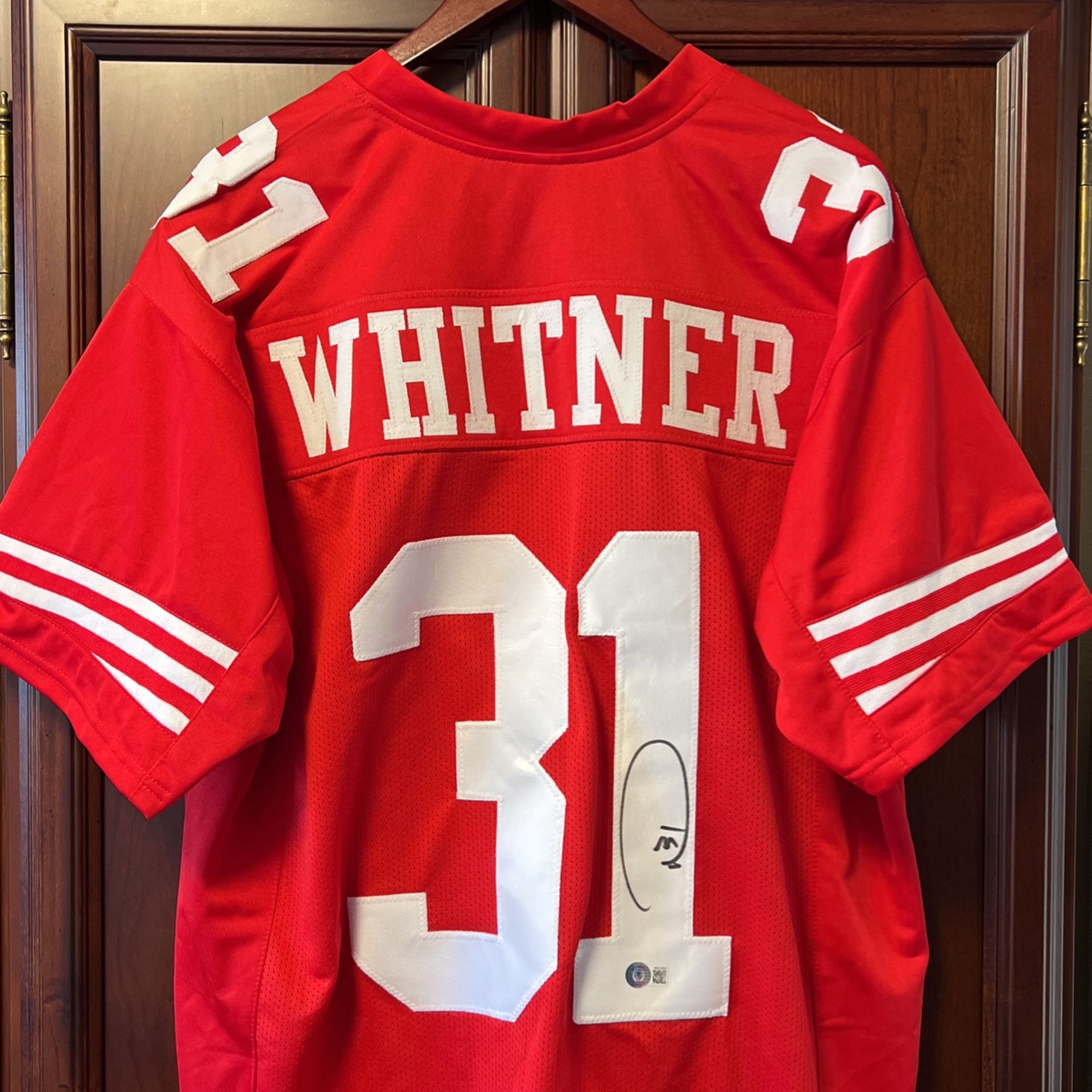 NFL SF 49er Signed Player Donte “Hitner ” Whitner