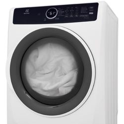 Electrolux 27 Inch Electric Dryer with 8.0 Cu. Ft. Capacity, ELFE7437AW