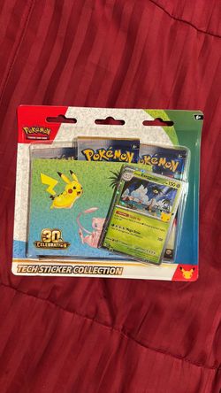 Pokemon Tech Sticker Collection 30th anniversary