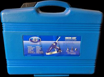 Orcon 220 hot glue gun kit packaged in a hard plastic carrying case $25
