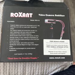 Video Camera Stabilizer / Roxant / Handle Stabilizer / Smartphone Clamp / Go Pro Adapter 
