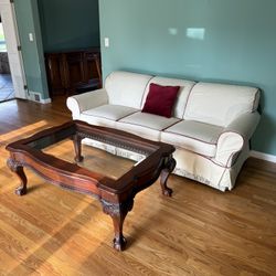 Sofa & Coffee Table - Free Delivery