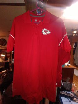 Official NFL Equipment Nike Dri-FIT Kansas City Chiefs men's training polo
