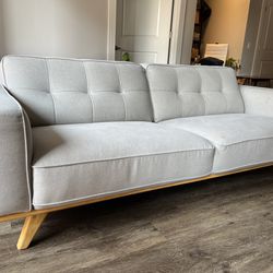 Gray 90” Sofa